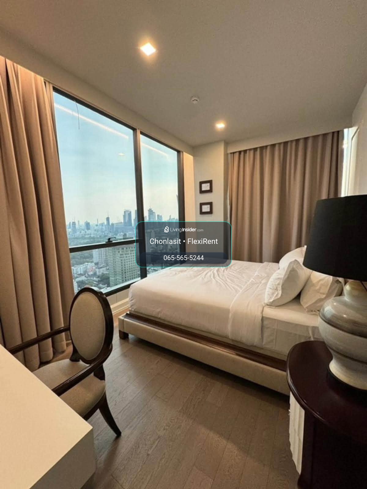 🏙️ Large room 134 sq m., 38th floor | 3 bedrooms, 3 bathrooms, in the heart of Asoke | Celes Asoke – รูปที่ 4