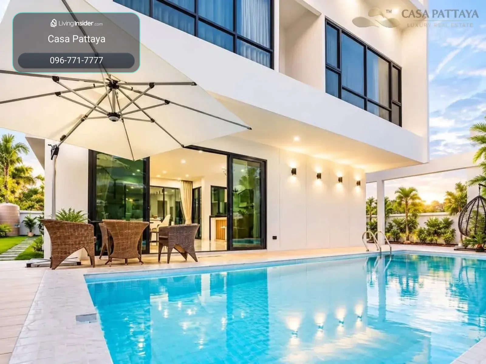 Luxury 2-Storey Modern Pool Villa for Rent (Toongklom, East Pattaya) – รูปที่ 2