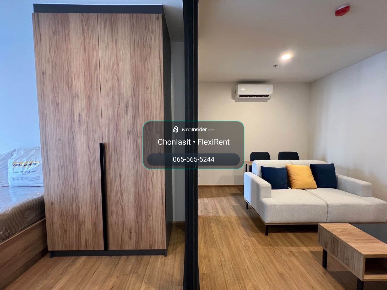 🌿 ห้องวิวสวน 37.02 ตร.ม. ชั้น 10 เฟอร์นิเจอร์ครบ | The Line Vibe – รูปที่ 4