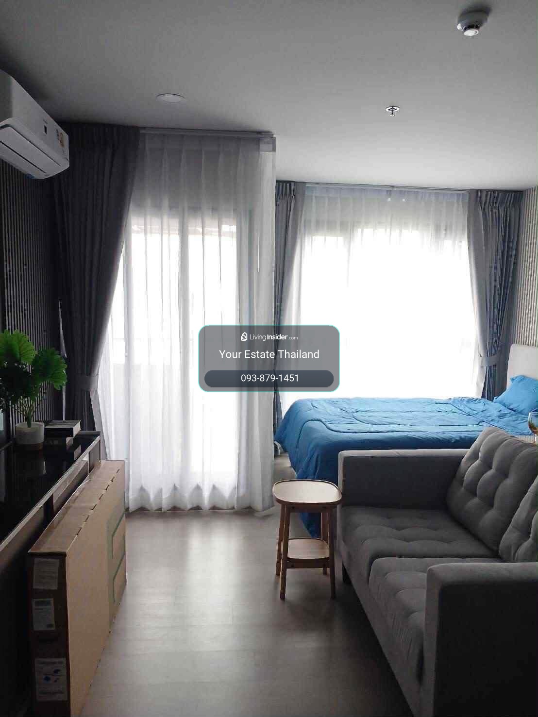 Aspire Onnut Station condo, studio room, beautiful new room, fully furnished. Vacant and ready for rent – รูปที่ 3