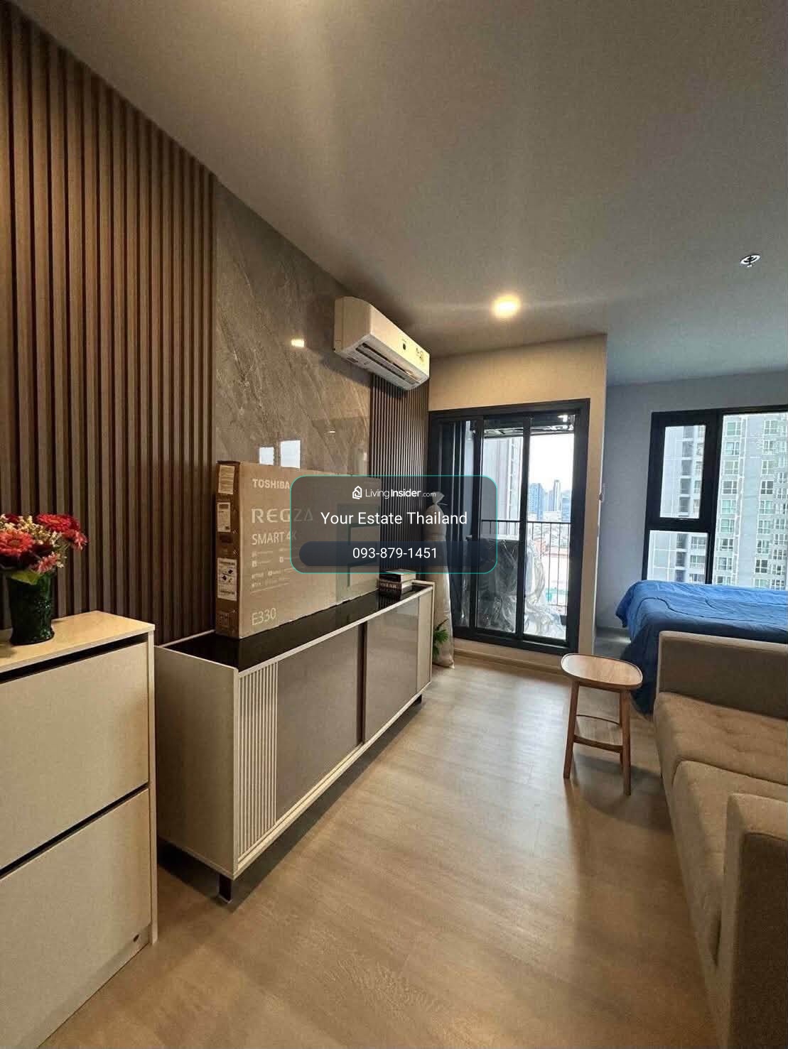 Aspire Onnut Station condo, studio room, beautiful new room, fully furnished. Vacant and ready for rent – รูปที่ 2