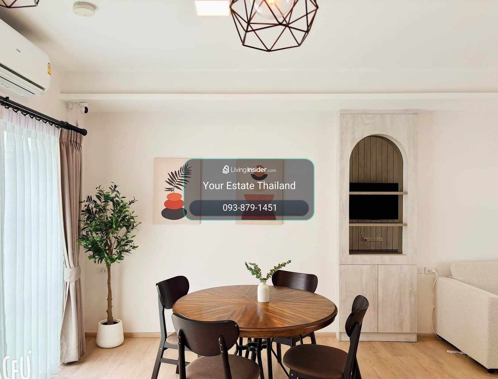Townhome Indy 5 Bangna KM.7, 2 floors, 3 bedrooms, corner unit, decorated, ready to move in. Complete with electrical appliances, available and ready to rent. – รูปที่ 3