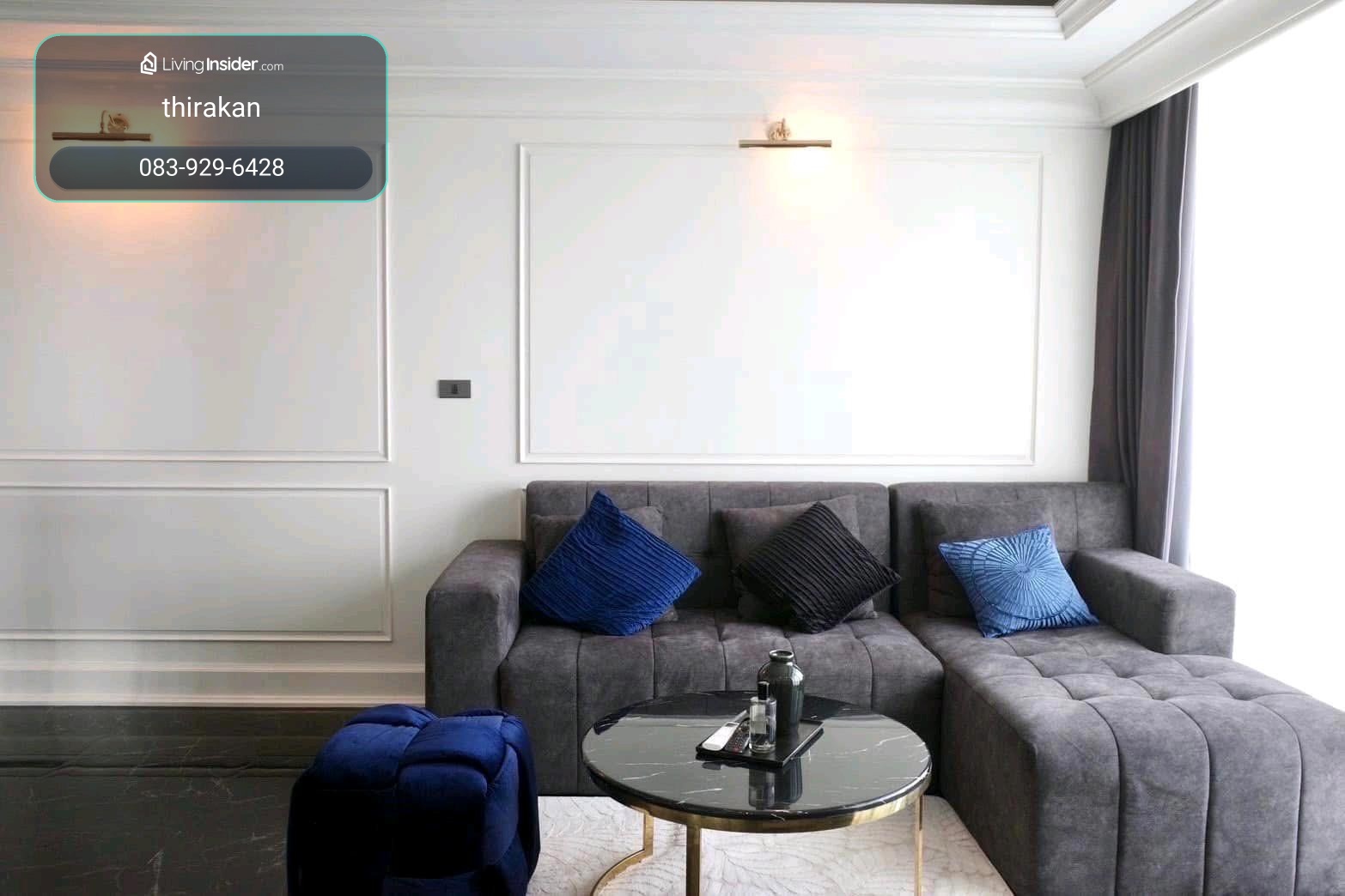 For rent 2 bedrooms, 2 bathrooms 🚝 near MRT Rama 9 only 9 minutes (700 m.) 🏢 A space ID Asok-Ratchada project A space ID asok- ratchada – รูปที่ 3