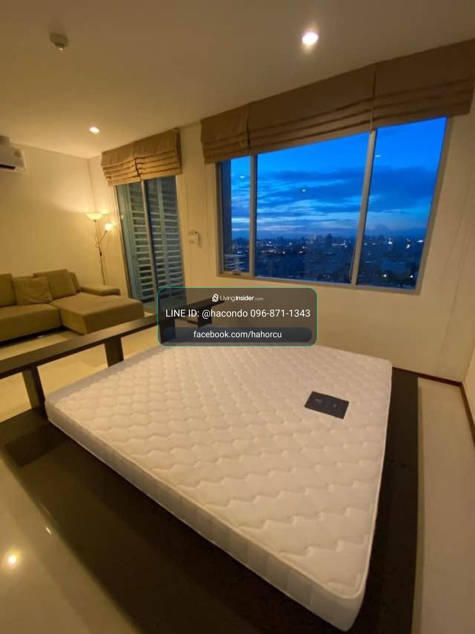 Villa Sathorn【𝐑𝐄𝐍𝐓】🔥ห้องโปร่งสบาย เตียงโมเดิร์น โซฟาเข้ามุม พร้อมระเบียงวิวเมืองโล่ง🔥 ติดต่อไลน์ไอดี: @hacondo – รูปที่ 3