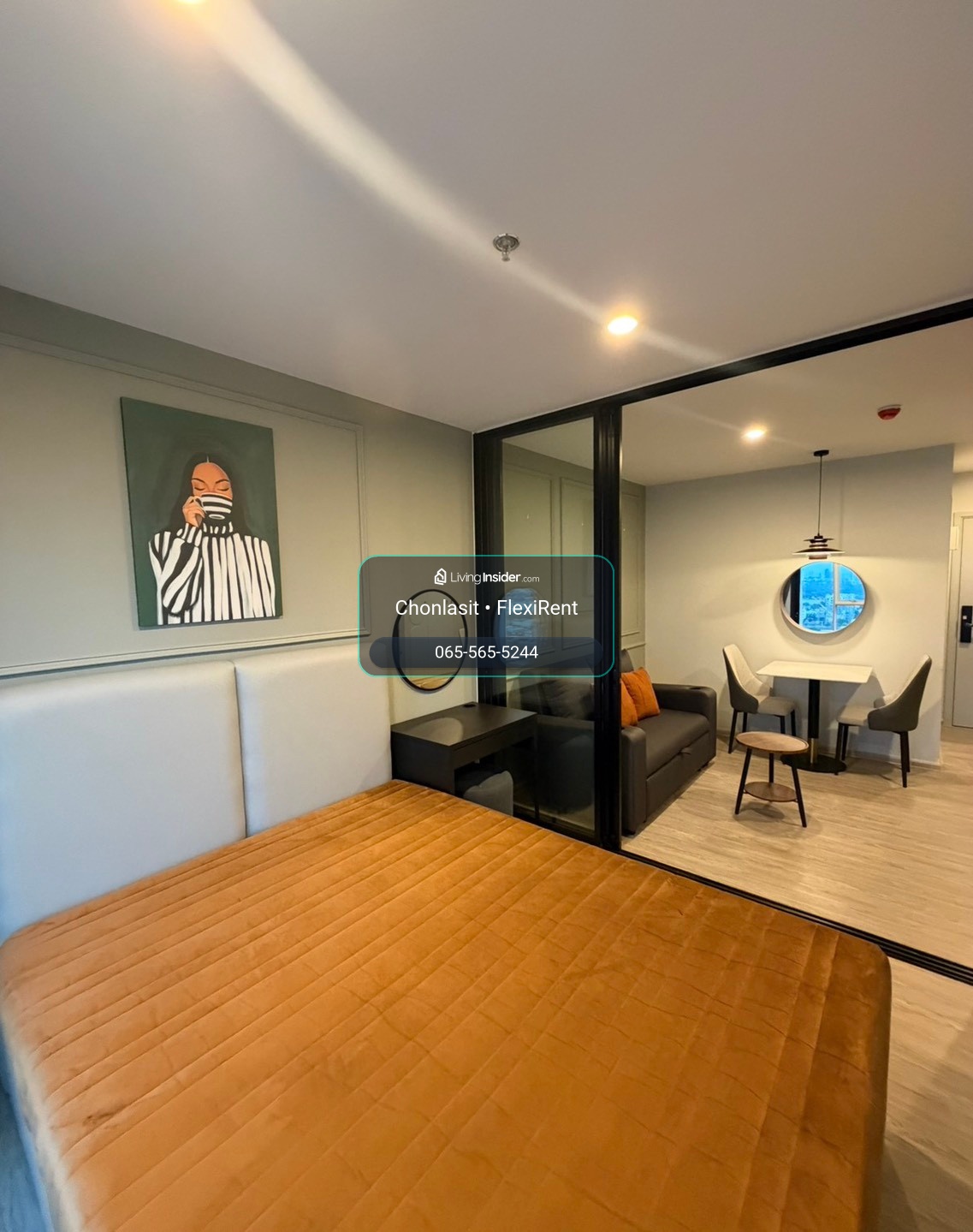 🌇 ห้องชั้น 30 วิวแม่น้ำ เฟอร์ครบ พร้อมเครื่องซักอบ | Regent Home Bangna ใกล้ BTS บางนา – รูปที่ 2