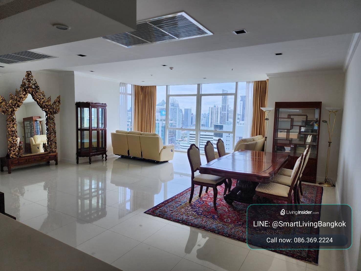 ให้เช่าคอนโดหรู Athenee Residence เพลินจิต 3 ห้องนอน – รูปที่ 2