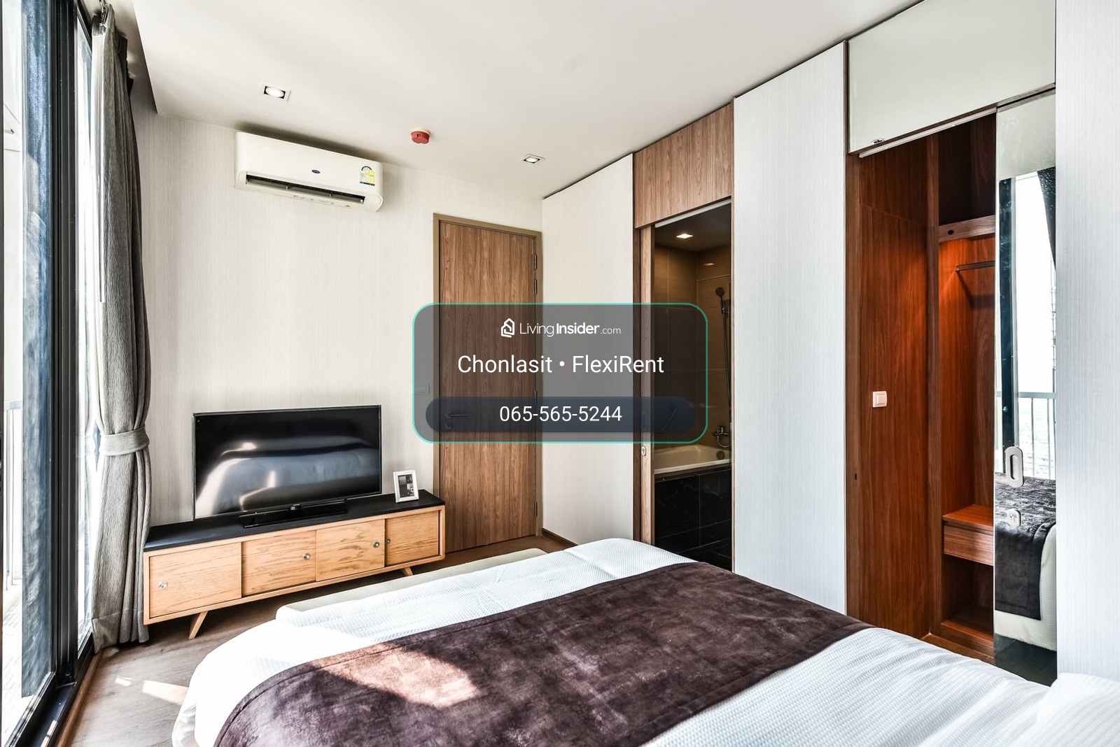 🏙️ ห้องใหญ่ 2 ห้องนอน ชั้น 23 ใกล้ BTS พร้อมพงษ์ 500 ม. | Park Origin Phrom Phong – รูปที่ 3