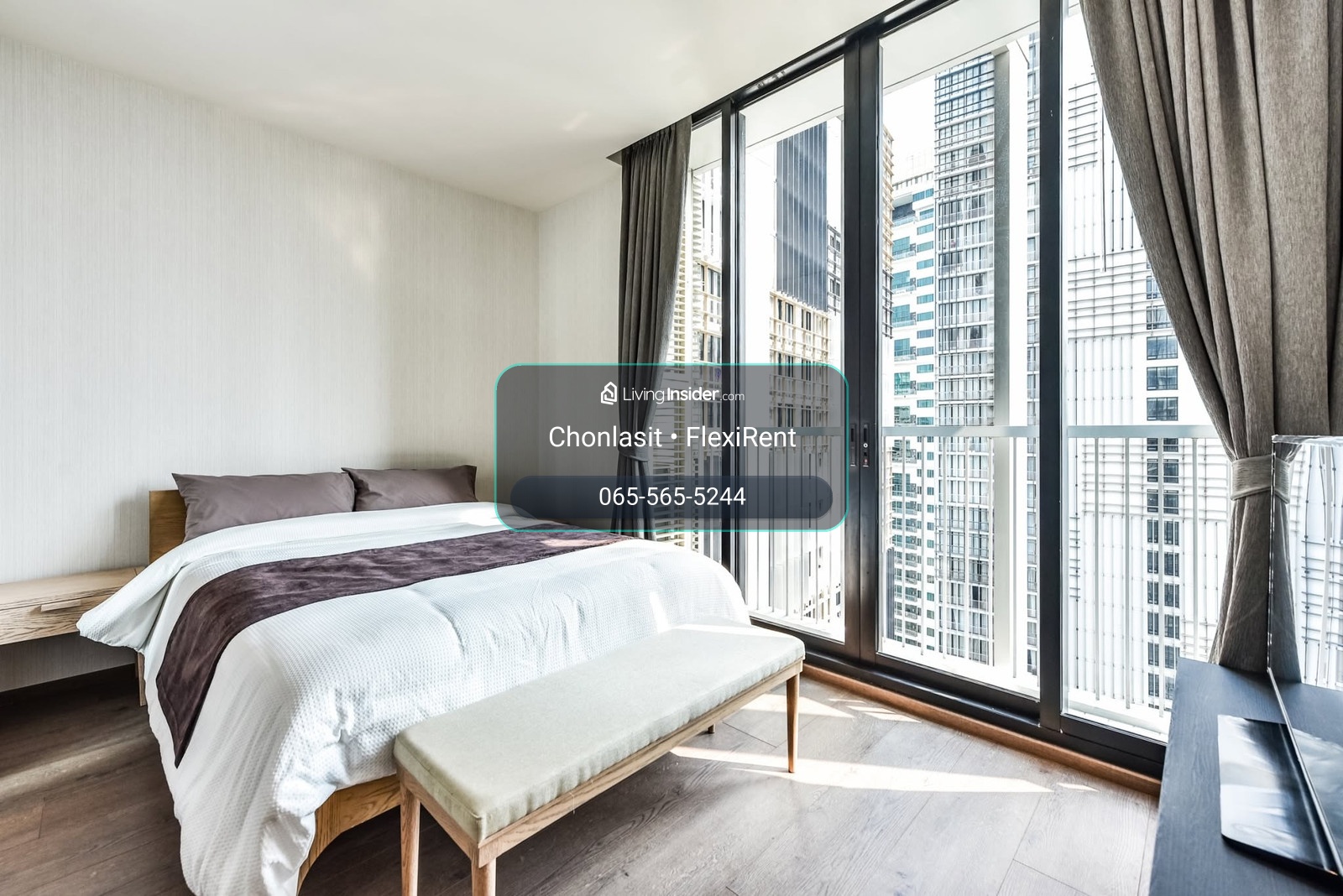 🏙️ ห้องใหญ่ 2 ห้องนอน ชั้น 23 ใกล้ BTS พร้อมพงษ์ 500 ม. | Park Origin Phrom Phong – รูปที่ 2