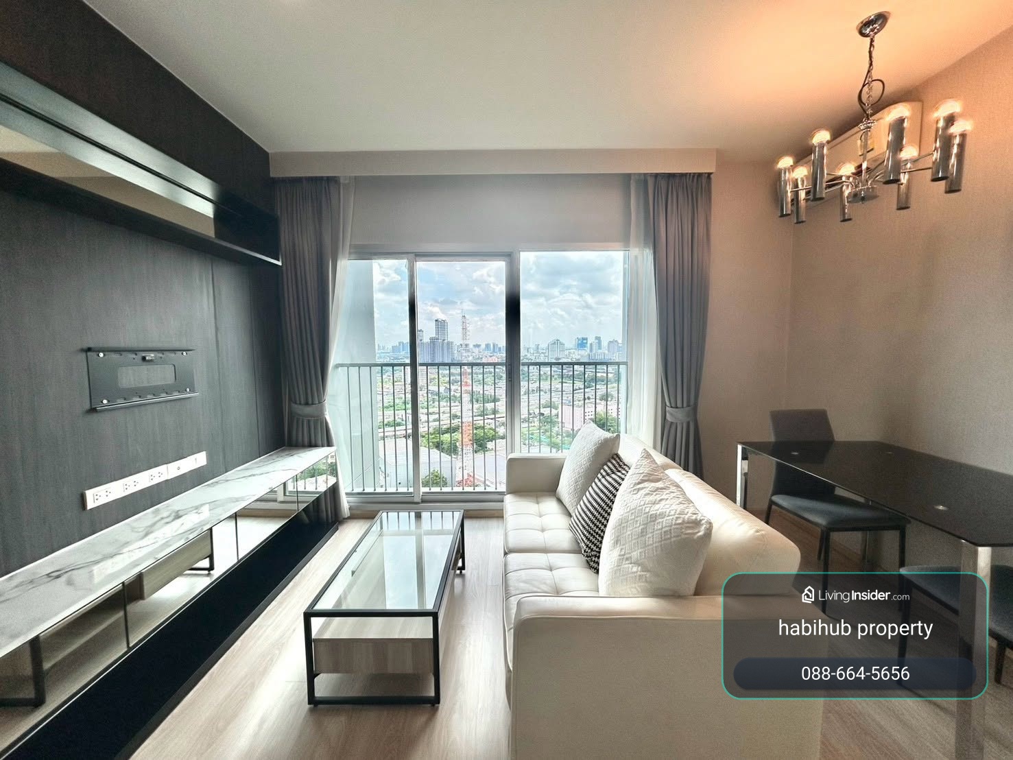 🏠✨ โนเบิล รีวอลฟ์ รัชดา (Noble Revolve Ratchada) | เช่าคอนโด 2 ห้องนอน (HBH-RP-368) – รูปที่ 2
