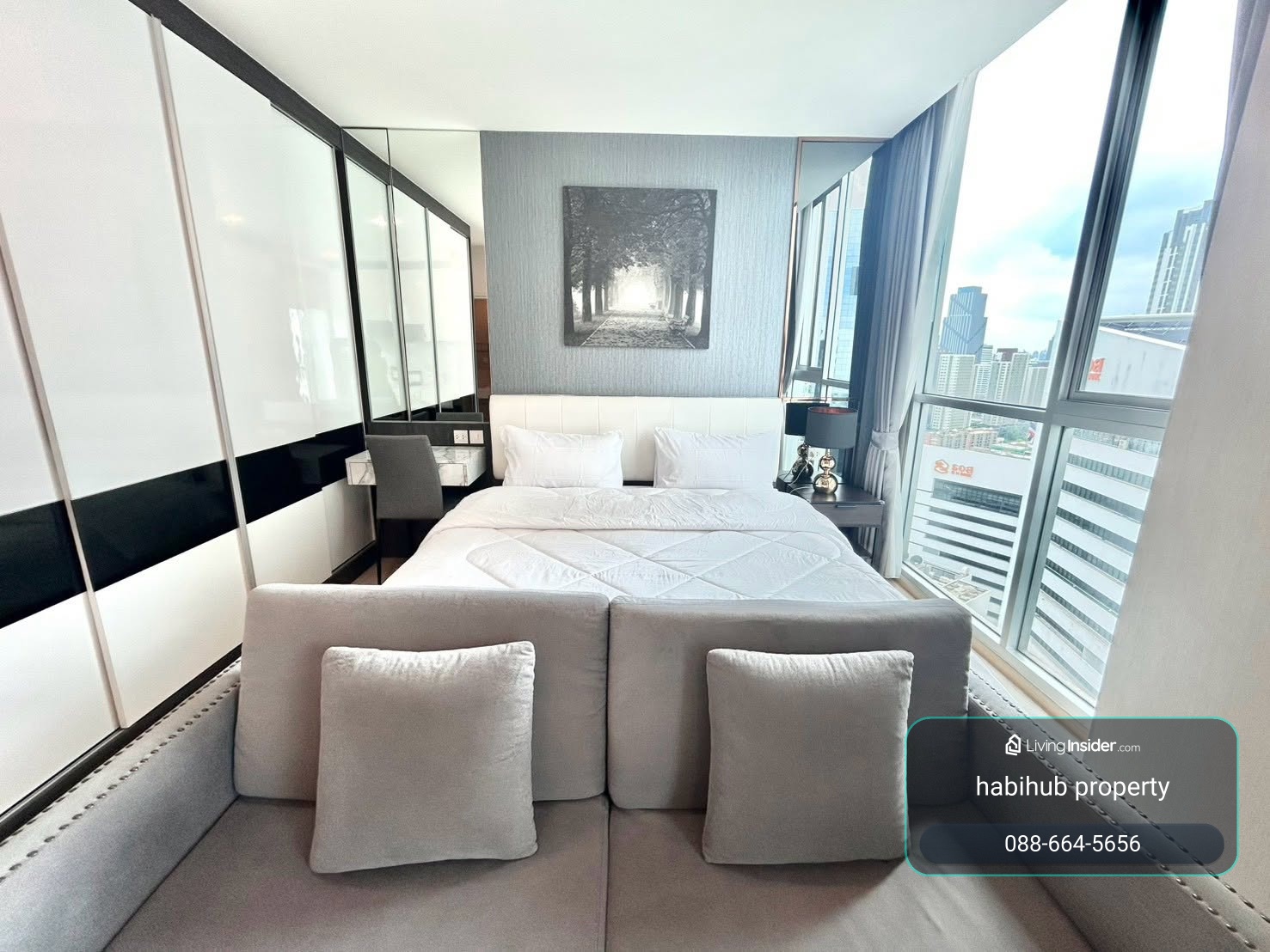 🏠✨ โนเบิล รีวอลฟ์ รัชดา (Noble Revolve Ratchada) | เช่าคอนโด 2 ห้องนอน (HBH-RP-368) – รูปที่ 3