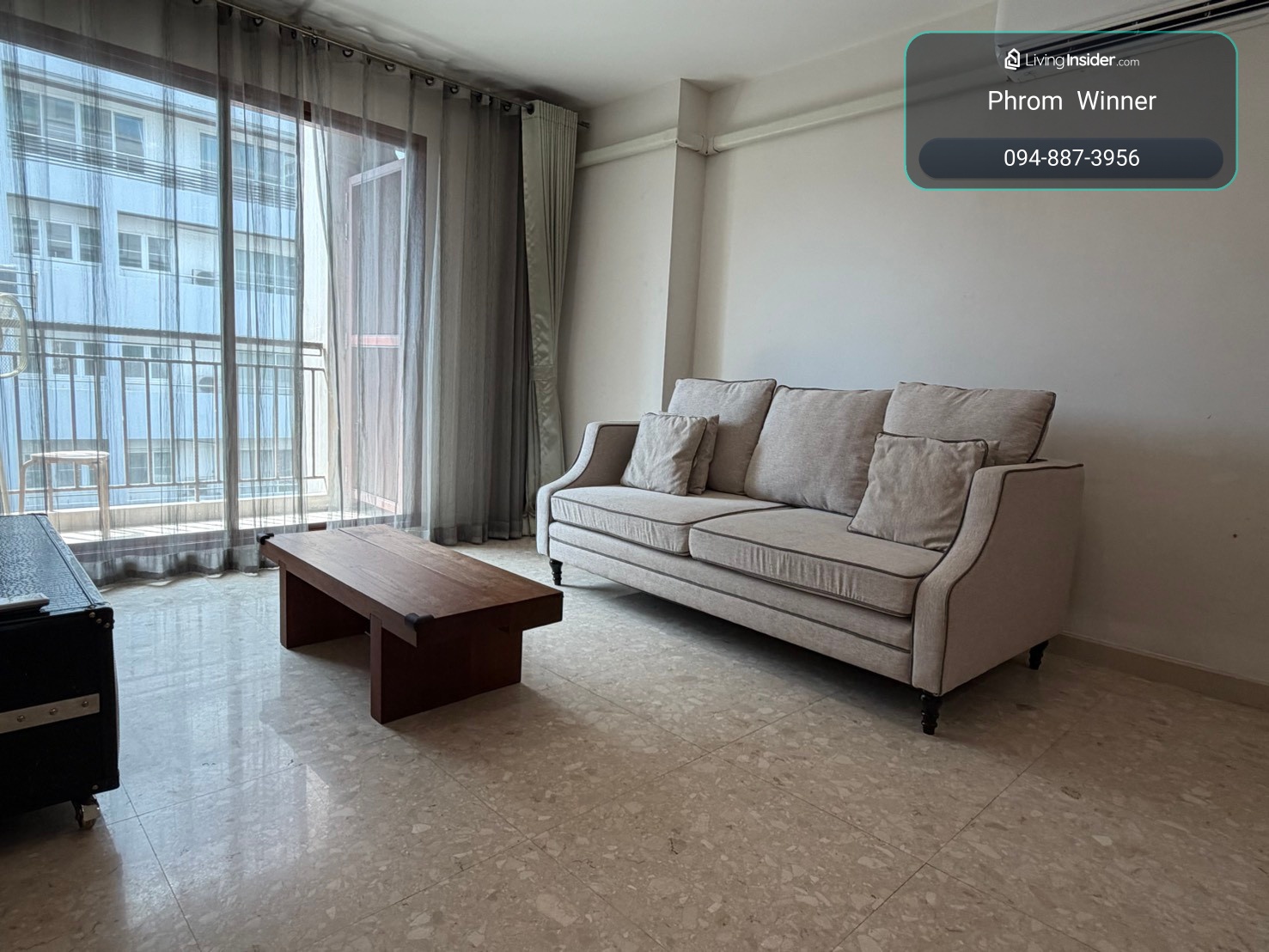 For rent, The Crest Ruamrudee, 2 bedrooms, 60 sq m, 5th floor, 29,000 baht/month. – รูปที่ 4