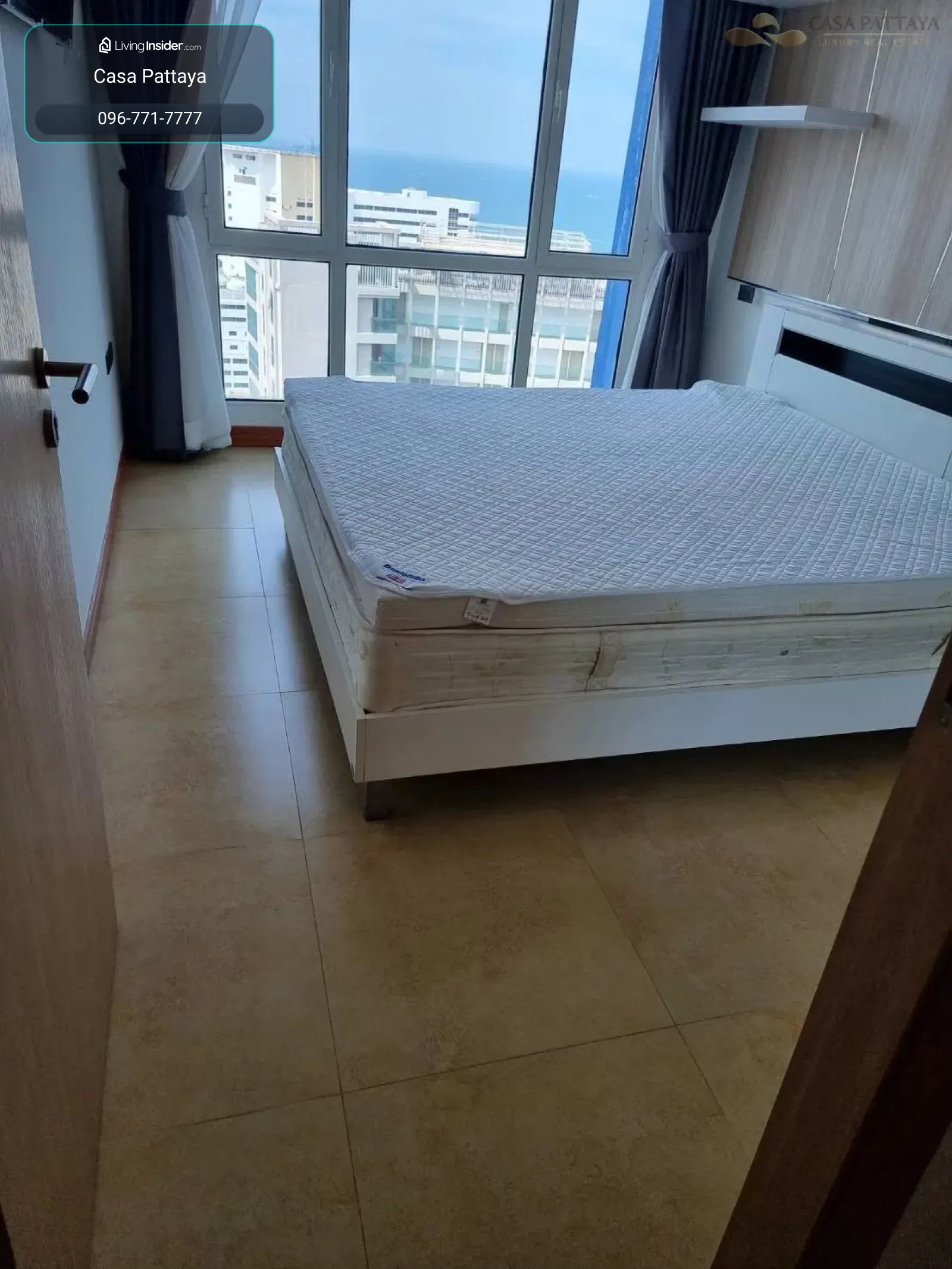 Condo for Rent: The Cliff Residence, Pratumnak Hill – High Floor – รูปที่ 2