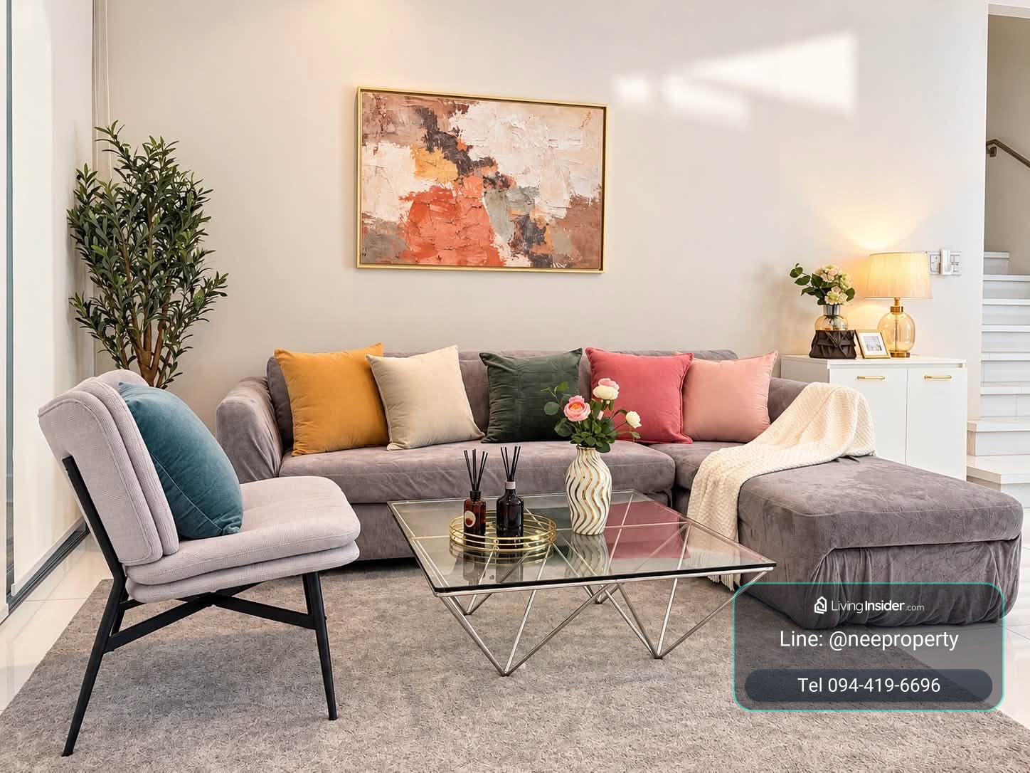 ให้เช่า ทาวน์โฮม 3 ชั้น | The Landmark Residence รัชดา–ลาดพร้าวบ้านสวย พื้นที่กว้าง ตกแต่งครบ พร้อมเข้าอยู่ – รูปที่ 3