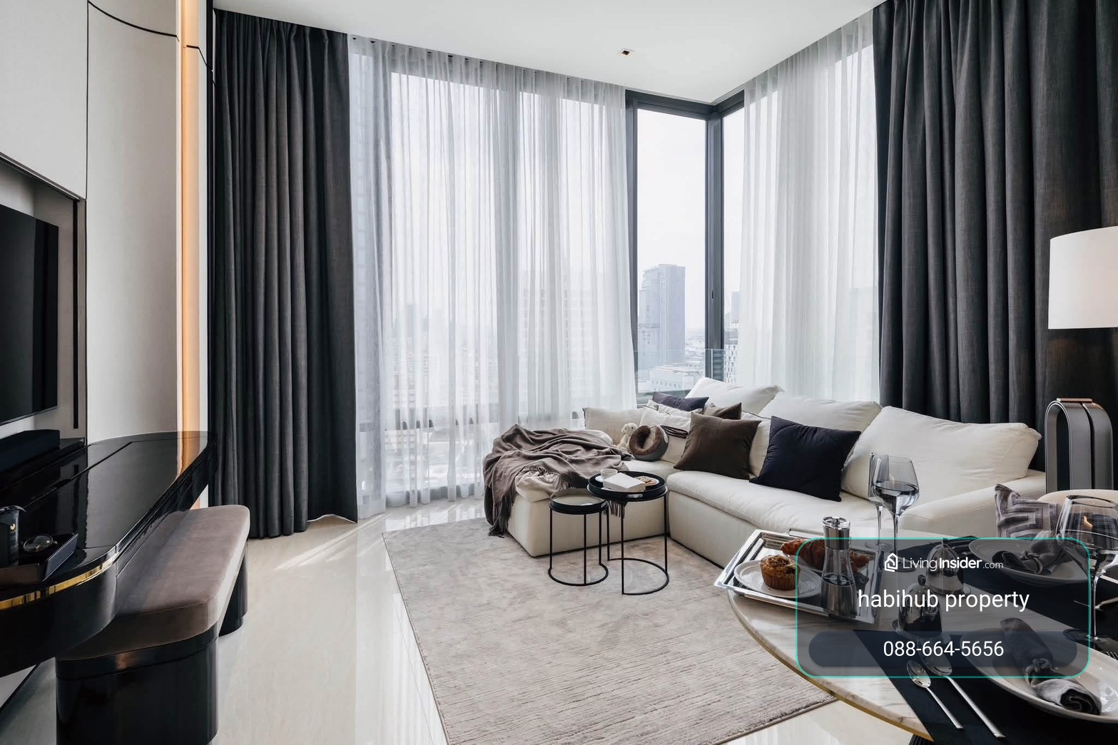 🏠✨ Ashton Silom | Condo for rent, 2 bedrooms (HBH-TB-430) – รูปที่ 2