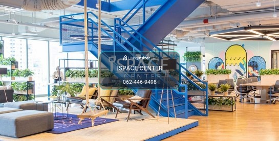Service office for rent, near BTS Surasak, beautiful room, ready to carry a notebook Ready to work immediately, Grade A office – รูปที่ 3
