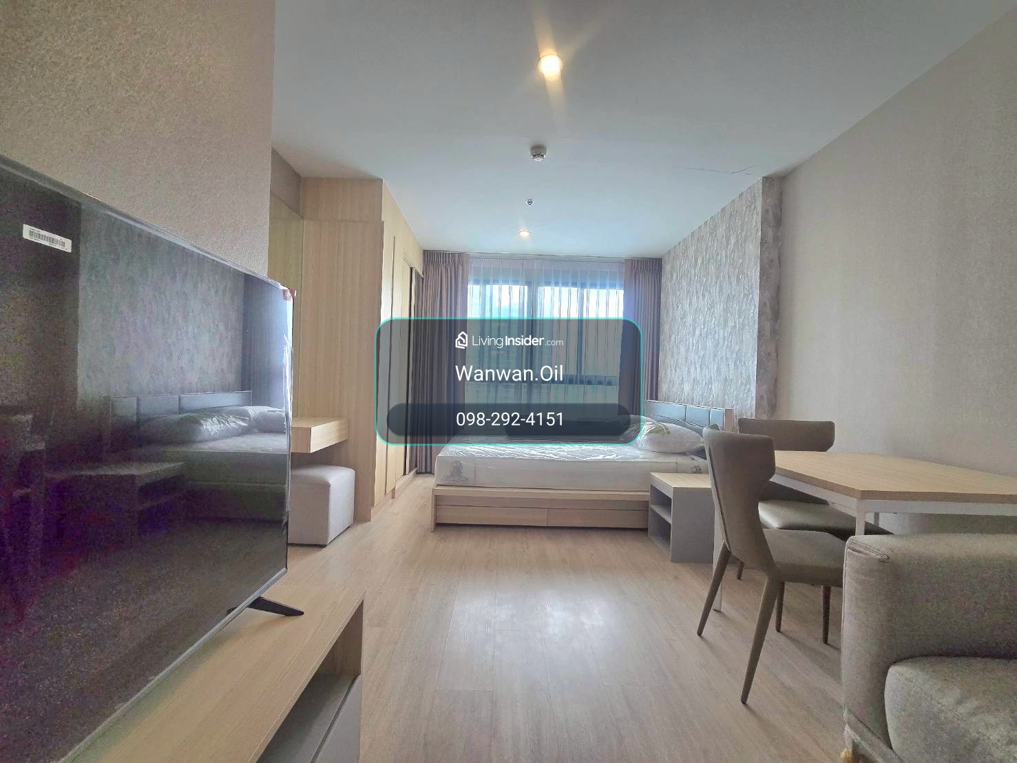 FOR RENT 🎖️ IDEO O2 🎖️ STUDIO  27sqm  Close Kitchen   12,000 THB / Month – รูปที่ 3