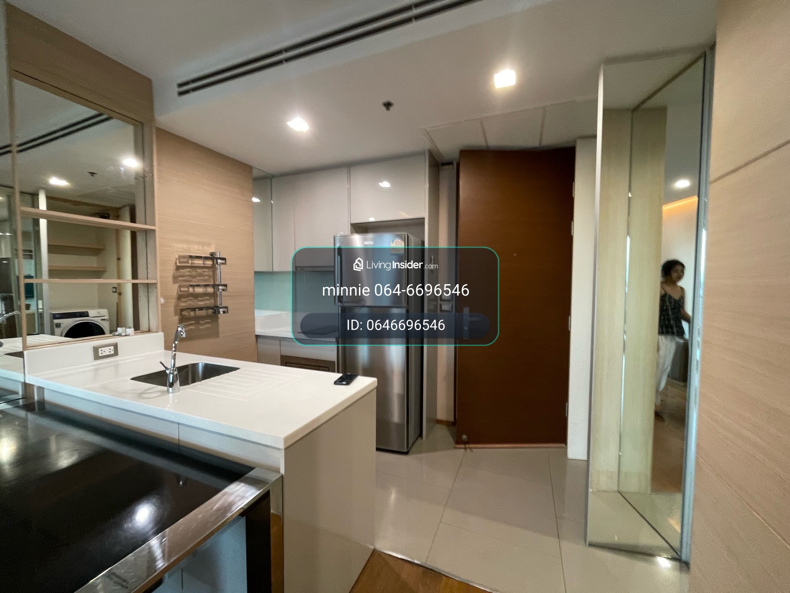 24,000 เท่านั้น 46 sqm 1 นอน 1 น้ำ ห้องใหญ่แต่งสวย  กับ The Address Asoke  ใกล้  Mrt เพรชบุรี 100 เมตร เดินทางสะดวกมากกกกกก  สนใจนัดชมได้เลย 064-6696546 มินนี่   เบอร์นี้แอทไลน์ได้เลยค่ะ – รูปที่ 3