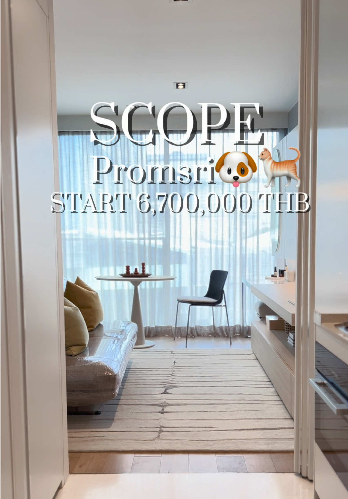 เฟอร์ฯครบ พร้อมอยู่จริง! ราคาดีจริงSCOPE Promsri | Sukhumvit 49/11🐶🐈 095-6568924 video