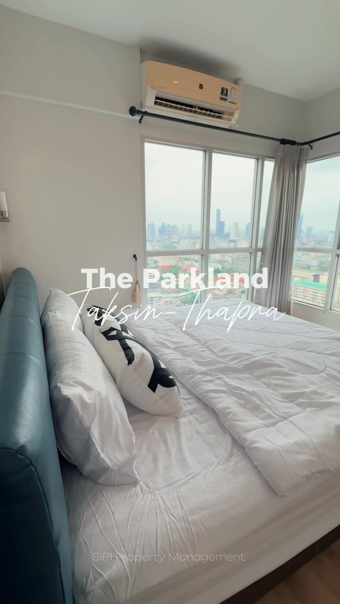 For rent: The Parkland Taksin-Thapra (Parkland Taksin-Thapra), high floor, beautiful view, near BTS Pho Nimit station. video